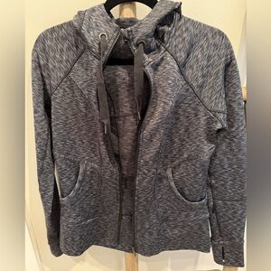 Women's Gray Hooded Jacket